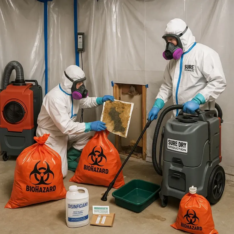 Contaminated Water Handling Protocols process in South Canal, OH